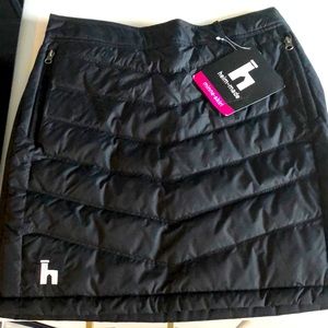 Heim-made goose down mini skirt